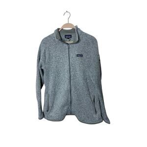 Patagonia Better Sweater Jacket Womens Size XL Gray Full Zip Fleece Outdoor